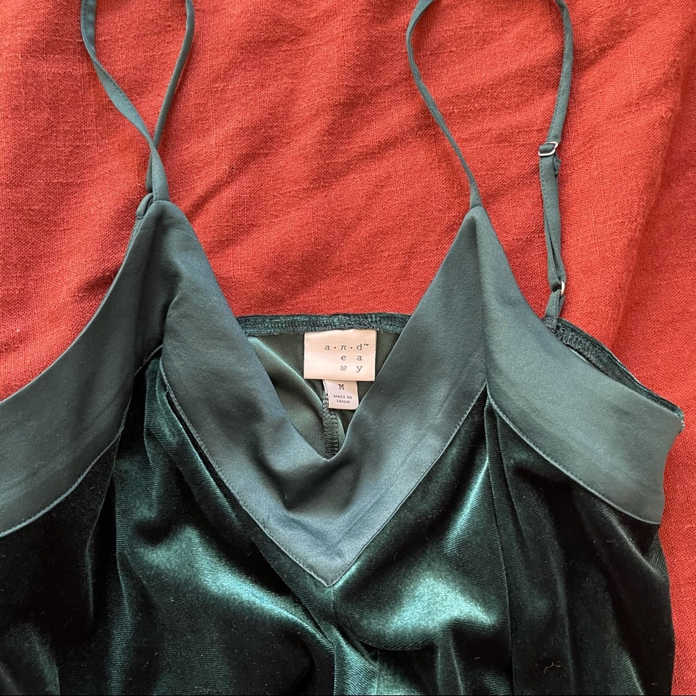 velvet emerald green dress